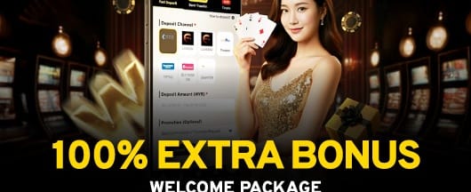 Bonus Selamat Datang 100% promotion